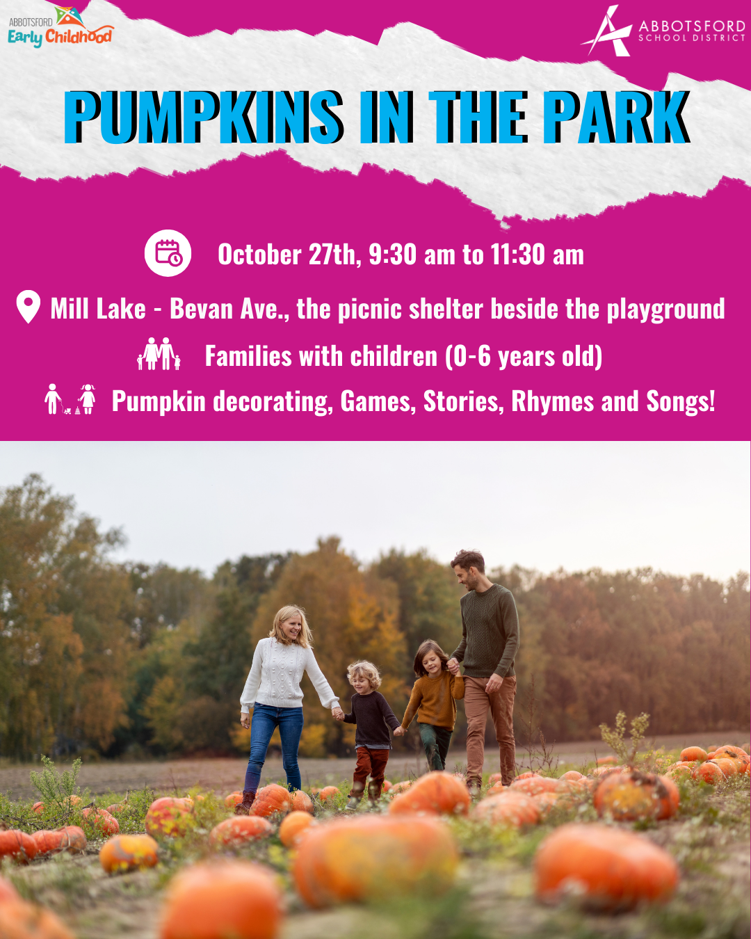 Abbotsford Early Years Centre Pumpkins in the Park